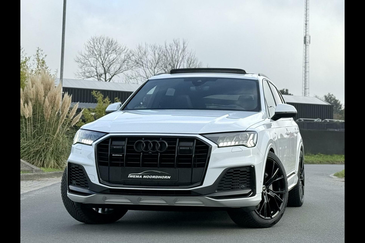 Audi Q7 55 TFSI e quattro S-Line Plus Panoramadak|Matrix|B&O 3D|Keyless|Luchtvering|Soft close|Sport stoelen|DAB+