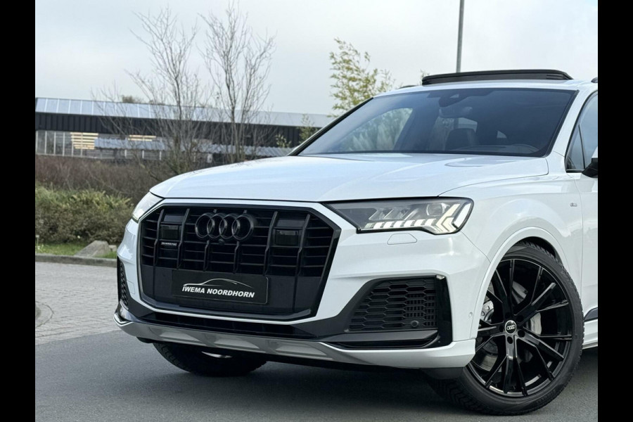 Audi Q7 55 TFSI e quattro S-Line Plus Panoramadak|Matrix|B&O 3D|Keyless|Luchtvering|Soft close|Sport stoelen|DAB+