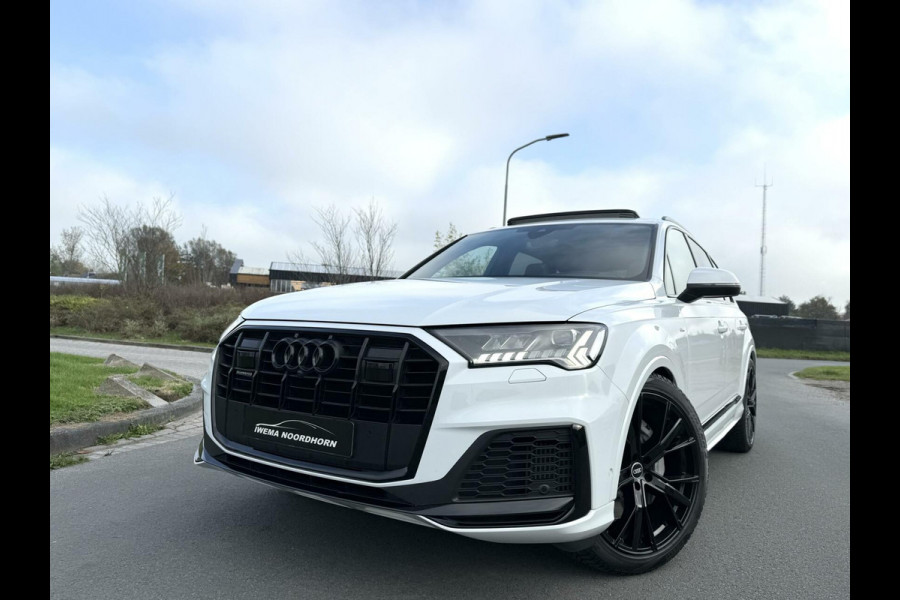 Audi Q7 55 TFSI e quattro S-Line Plus Panoramadak|Matrix|B&O 3D|Keyless|Luchtvering|Soft close|Sport stoelen|DAB+