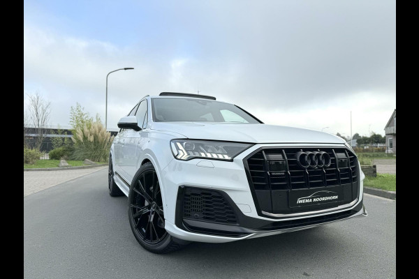 Audi Q7 55 TFSI e quattro S-Line Plus Panoramadak|Matrix|B&O 3D|Keyless|Luchtvering|Soft close|Sport stoelen|DAB+