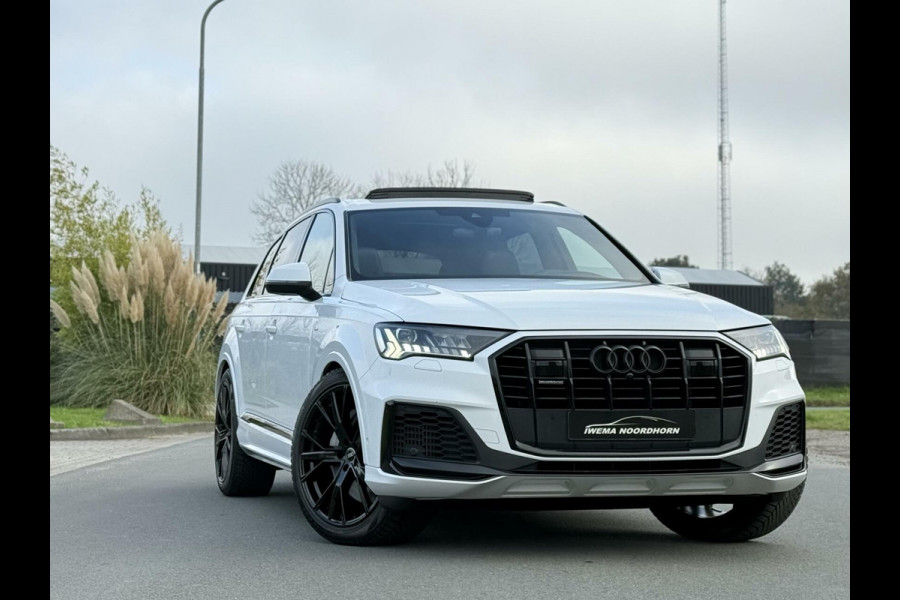 Audi Q7 55 TFSI e quattro S-Line Plus Panoramadak|Matrix|B&O 3D|Keyless|Luchtvering|Soft close|Sport stoelen|DAB+