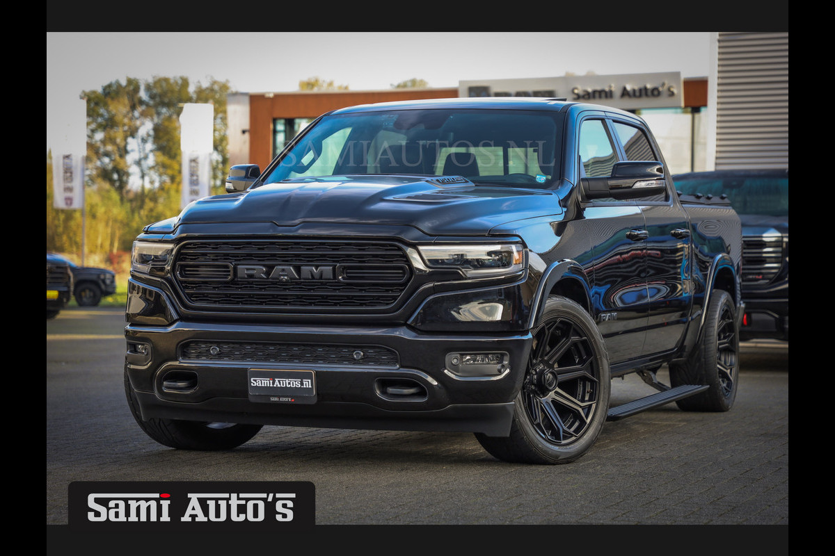 Dodge Ram 1500 LIMITED NIGHT | HUD | LUCHTVERING | 360 CAMERA | PANO DAK | BOM VOL | DIAMONDBACK COVER | 5.7 V8 HEMI 402PK | DUBBELE CABINE | 5 PERSOONS | CREW CAB |