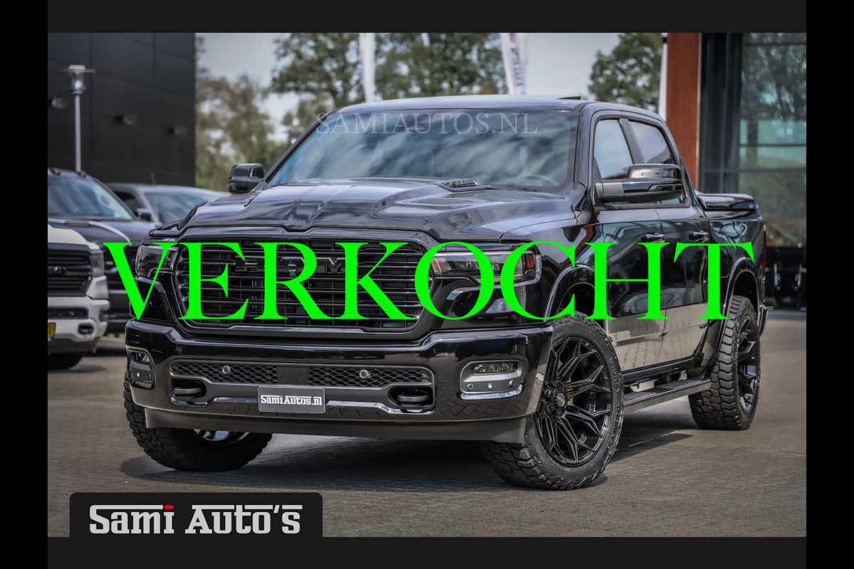 Dodge Ram 2025 LARAMIE SPORT HURRICAN 420PK 636 Nm TWIN TURBO | PRIJS MET LPG EN COVER EN GARANTIE | DUBBELE CABINE | PICK UP | 5 PERSOONS | DC | GRIJSKENTEKEN | VOORRAAD NR 2195 - 9816