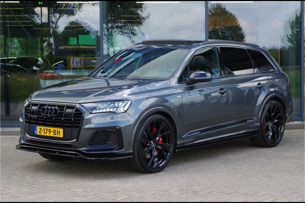 Audi Q7 55 TFSI e 380 PK Quattro Plug-In Hybride S-Line Pro Line, Trekhaak, Panoramadak, Tour-Pakket, Bang & Olufsen, Matrix-LED