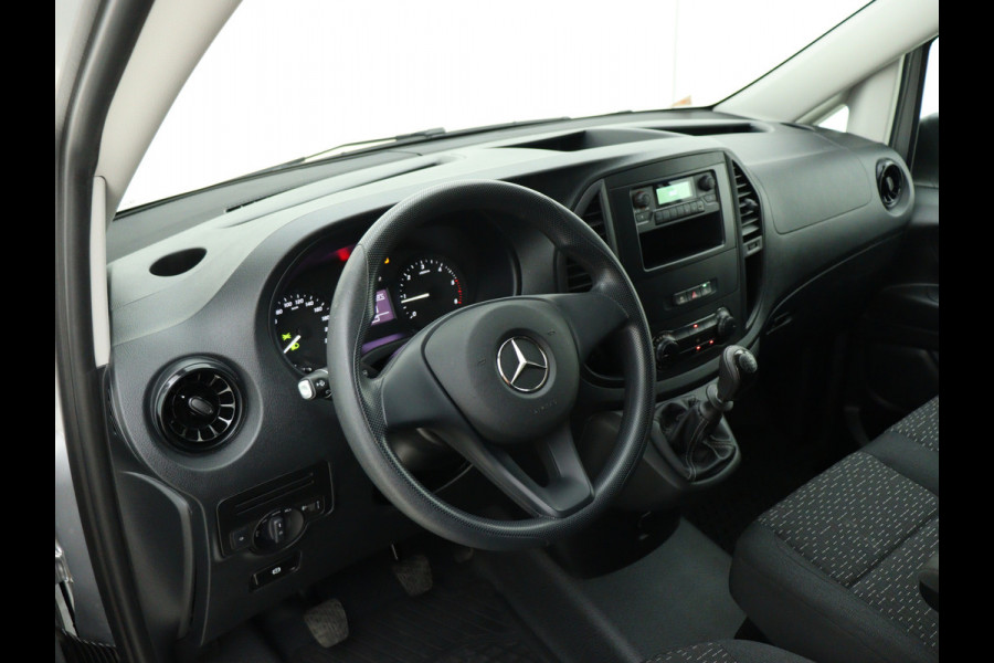 Mercedes-Benz Vito 110 CDI Extra Lang Trekhaak Betimmering Bluetooth Imperiaal Brilliant Silver Metallic