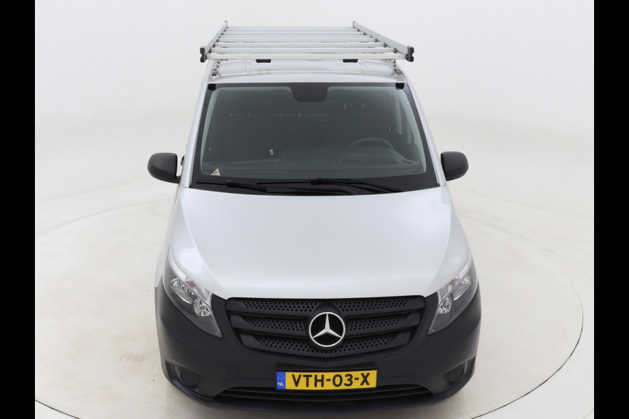 Mercedes-Benz Vito 110 CDI Extra Lang Trekhaak Betimmering Bluetooth Imperiaal Brilliant Silver Metallic