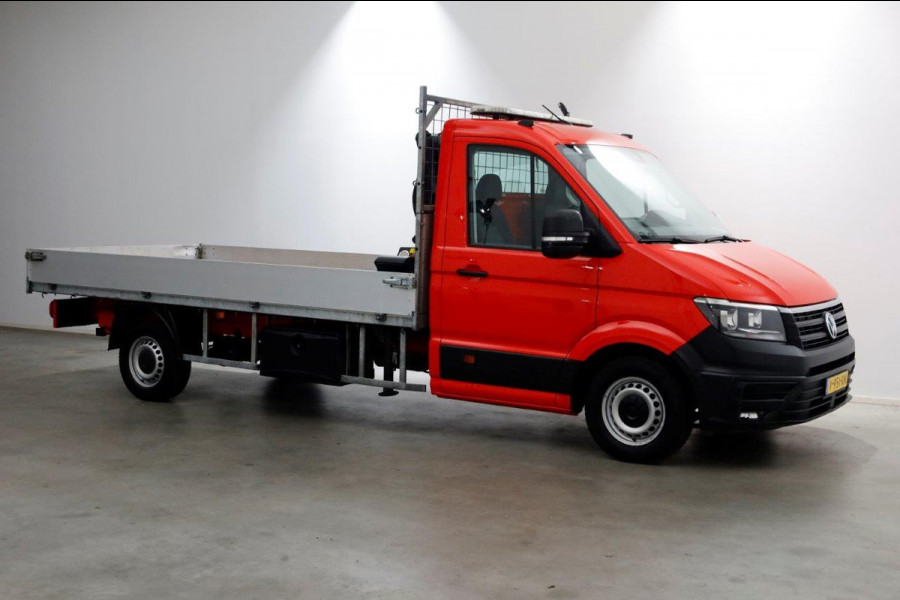 Volkswagen Crafter 35 2.0 TDI 177pk E6 RWD Open Laadbak + Palfinger PC1500 Kraan Trekhaak 3500kg 08-2018