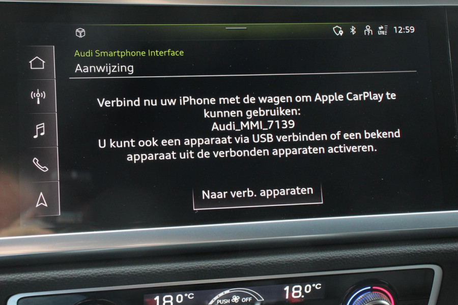 Audi Q3 Sportback 35 TFSI 150pk S-tronic Prestige | Navigatie | Apple Carplay/Android Auto | Parkeersensoren | Adaptive Cruise Control | Stoelverwarming | Ledverlichting | Virtual Cockpit | Climate Control