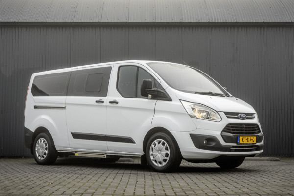 Ford Transit Custom Tourneo 2.0 TDCI L2H1 | Euro 6 | 9-Persoons | 131 PK | Cruise | Airco | PDC | Schuifdeur L+R