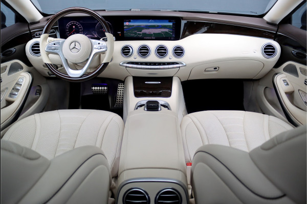 Mercedes-Benz S-Klasse Coupé 450 4MATIC Premium+ AMG Line Aut9 | Panoramadak | Stoelventilatie | Distronic+ | Verwarmd Stuurwiel | Massage | Burmester | Vlakkenverwarming | HUD | DAB | Keyless Go |