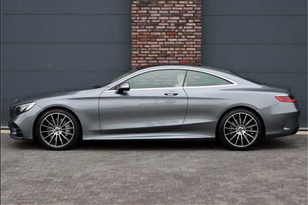 Mercedes-Benz S-Klasse Coupé 450 4MATIC Premium+ AMG Line Aut9 | Panoramadak | Stoelventilatie | Distronic+ | Verwarmd Stuurwiel | Massage | Burmester | Vlakkenverwarming | HUD | DAB | Keyless Go |