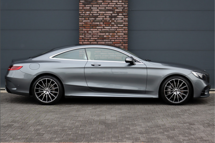 Mercedes-Benz S-Klasse Coupé 450 4MATIC Premium+ AMG Line Aut9 | Panoramadak | Stoelventilatie | Distronic+ | Verwarmd Stuurwiel | Massage | Burmester | Vlakkenverwarming | HUD | DAB | Keyless Go |