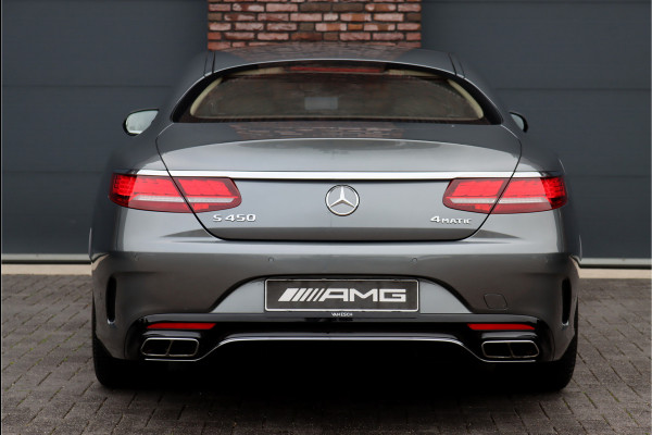 Mercedes-Benz S-Klasse Coupé 450 4MATIC Premium+ AMG Line Aut9 | Panoramadak | Stoelventilatie | Distronic+ | Verwarmd Stuurwiel | Massage | Burmester | Vlakkenverwarming | HUD | DAB | Keyless Go |