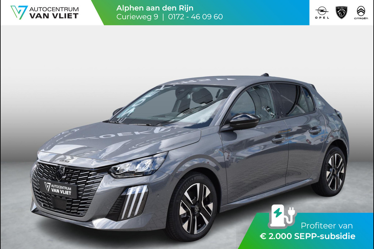 Peugeot e-208 EV Allure 51 kWh | Navigatie | 360° Parkeer camera | Keyless Start | Adaptive Cruise Control |