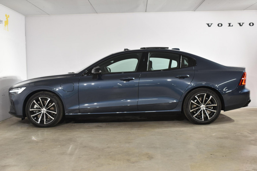 Volvo S60 T6 350PK Long Range Recharge AWD Ultimate / BLIS / Adaptieve Cruise Control / 360 Camera / Verkeersbordherkenning / Apple Carplay /