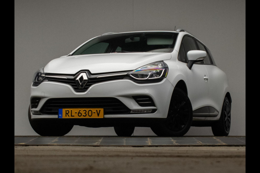 Renault Clio Estate 1.5 dCi Ecoleader Zen Sport (NAVI,LED,CRUISE,AIRCO,SPORTSTOELEN,GETINT,BLACK/WHITE,NETTESTAAT)