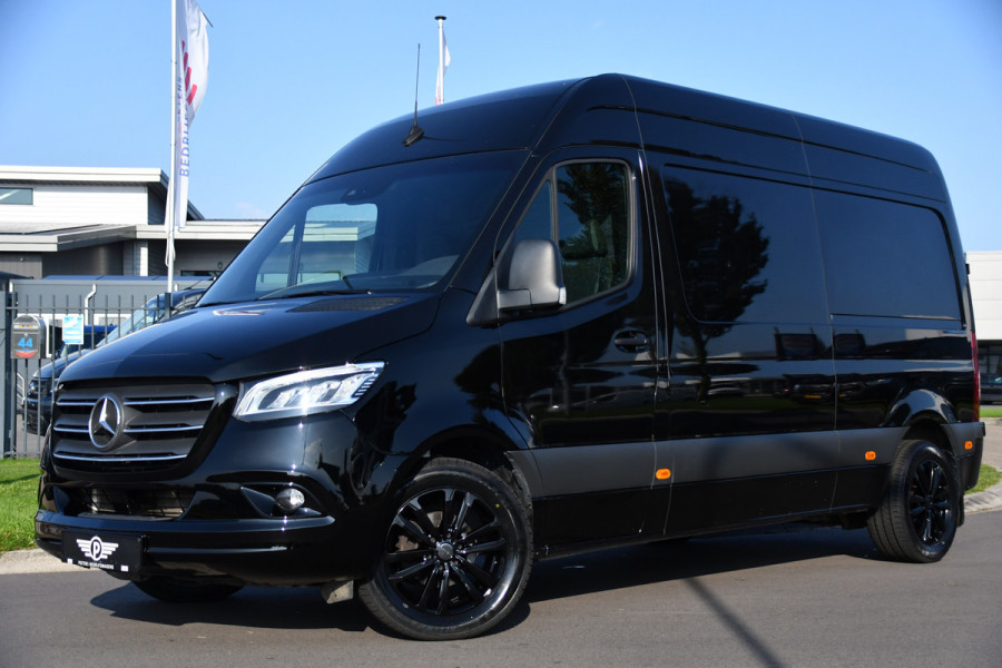 Mercedes-Benz Sprinter 315 1.9 CDI L2H2 Black Edition Camera, Carplay, LED, Multimedia, Leder, Trekhaak, Automaat, 150PK, UNIEK!