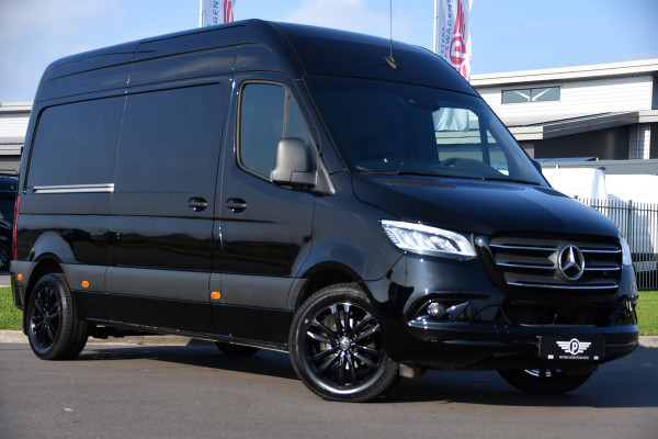 Mercedes-Benz Sprinter 315 1.9 CDI L2H2 Black Edition Camera, Carplay, LED, Multimedia, Leder, Trekhaak, Automaat, 150PK, UNIEK!