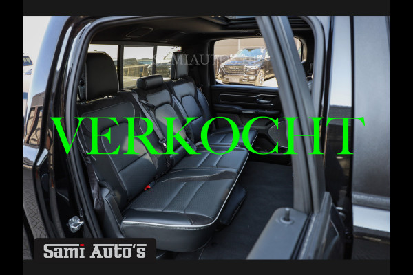 Dodge Ram PREMIUM NIGHT 2025 | BOM VOL + 14.4 INCH SCHERM BOM VOL | LUCHTVERING | HUD | HURRICAN 420PK 636 Nm TWIN TURBO | PRIJS MET LPG E DUBBELE CABINE | PICK UP | 5 PERSOONS | DC | GRIJSKENTEKEN | VOORRAAD NR 2228 - 7653