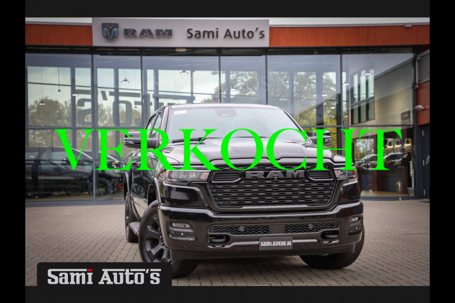 Dodge Ram ALL-IN PRIJS 2025 BIGHORN NIGHT HURRICAN 420PK 636 Nm TWIN TURBO | PRIJS MET LPG EN GARANTIE | DUBBELE CABINE | PICK UP | 5 PERSOONS | DC | GRIJSKENTEKEN | VOORAAD 2221 - 5259