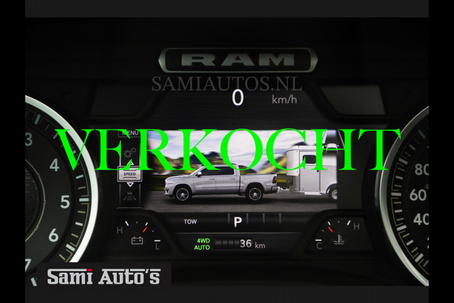 Dodge Ram ALL-IN PRIJS 2025 BIGHORN NIGHT HURRICAN 420PK 636 Nm TWIN TURBO | PRIJS MET LPG EN GARANTIE | DUBBELE CABINE | PICK UP | 5 PERSOONS | DC | GRIJSKENTEKEN | VOORAAD 2221 - 5259