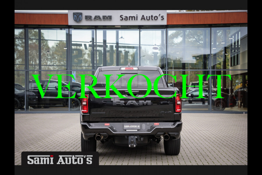 Dodge Ram ALL-IN PRIJS 2025 BIGHORN NIGHT HURRICAN 420PK 636 Nm TWIN TURBO | PRIJS MET LPG EN GARANTIE | DUBBELE CABINE | PICK UP | 5 PERSOONS | DC | GRIJSKENTEKEN | VOORAAD 2221 - 5259