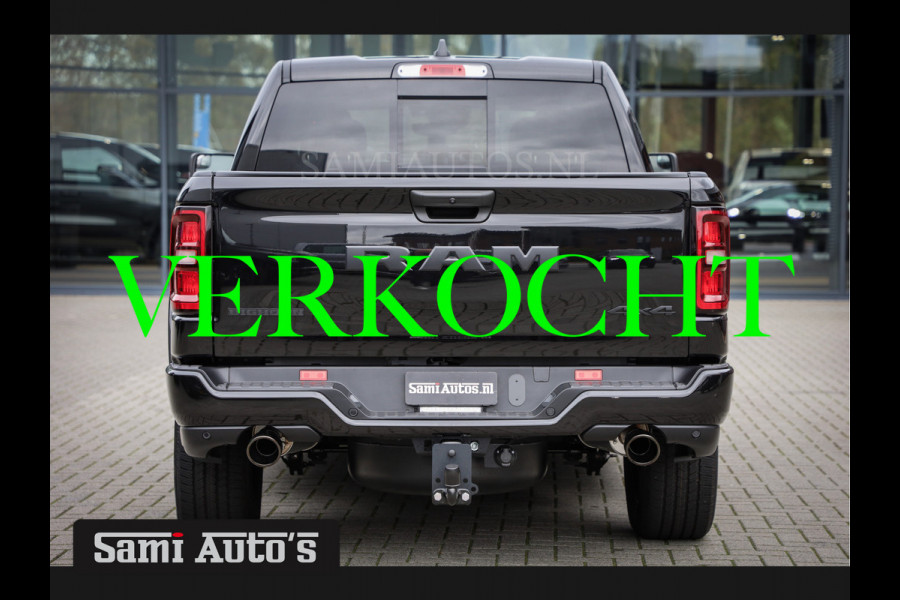 Dodge Ram ALL-IN PRIJS 2025 BIGHORN NIGHT HURRICAN 420PK 636 Nm TWIN TURBO | PRIJS MET LPG EN GARANTIE | DUBBELE CABINE | PICK UP | 5 PERSOONS | DC | GRIJSKENTEKEN | VOORAAD 2221 - 5259