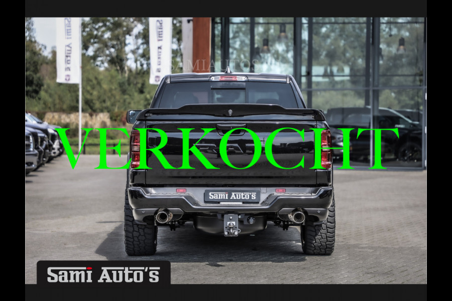 Dodge Ram 2025 LARAMIE NIGHT PREMIUM | BOM VOL + 14.4 INCH SCHERM BOM VOL | LUCHTVERING | HUD | HURRICAN 420PK 636 Nm TWIN TURBO | PRIJS M DUBBELE CABINE | PICK UP | 5 PERSOONS | DC | GRIJSKENTEKEN | VOORRAAD NR 2209 - 4954