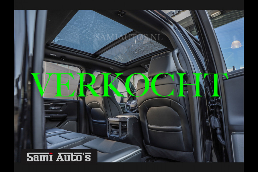 Dodge Ram 2025 LARAMIE NIGHT PREMIUM | BOM VOL + 14.4 INCH SCHERM BOM VOL | LUCHTVERING | HUD | HURRICAN 420PK 636 Nm TWIN TURBO | PRIJS M DUBBELE CABINE | PICK UP | 5 PERSOONS | DC | GRIJSKENTEKEN | VOORRAAD NR 2209 - 4954