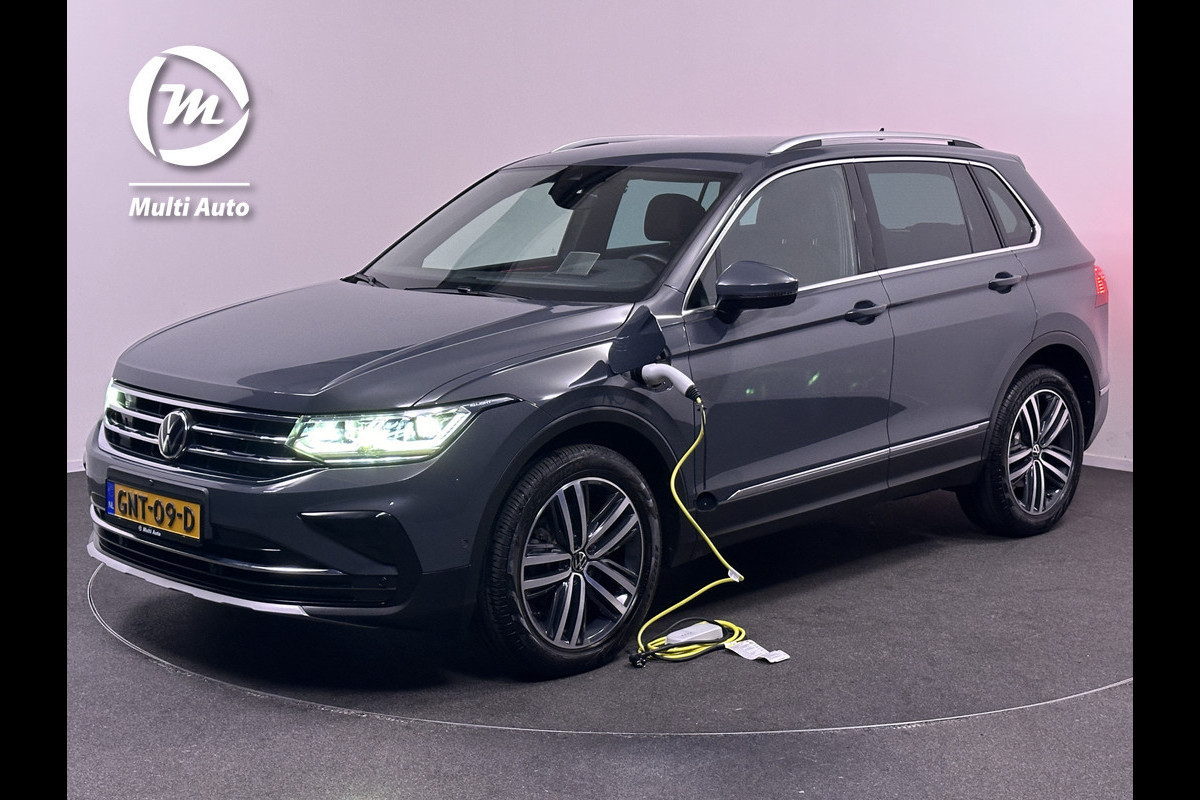 Volkswagen Tiguan 1.4 TSI eHybrid Elegance Plug in Hybrid 245pk PHEV | Lederen Sportstoelen Memory | Adaptive Cruise | Apple Carplay | 360 Camera | Navigatie | Camera | Stoel & Stuurverwarming |