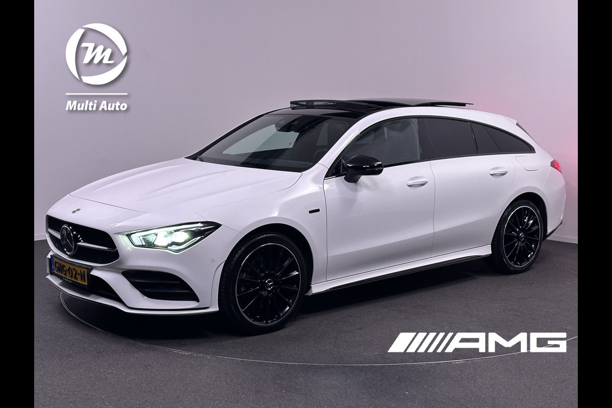 Mercedes-Benz CLA-Klasse Shooting Brake 250 e AMG Night Pakket Plug in Hybrid 218pk PHEV | Panodak | Widescreen Navi MBUX |  Alcantara Sportstoelen | Sfeerverlichting | Apple Carplay  | Camera |