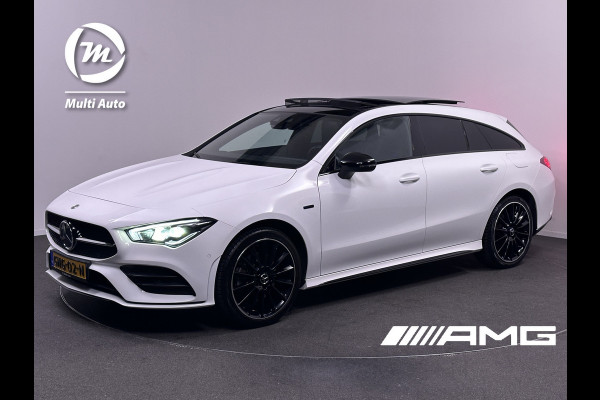 Mercedes-Benz CLA-Klasse Shooting Brake 250 e AMG Night Pakket Plug in Hybrid 218pk PHEV | Panodak | Widescreen Navi MBUX |  Alcantara Sportstoelen | Sfeerverlichting | Apple Carplay  | Camera |