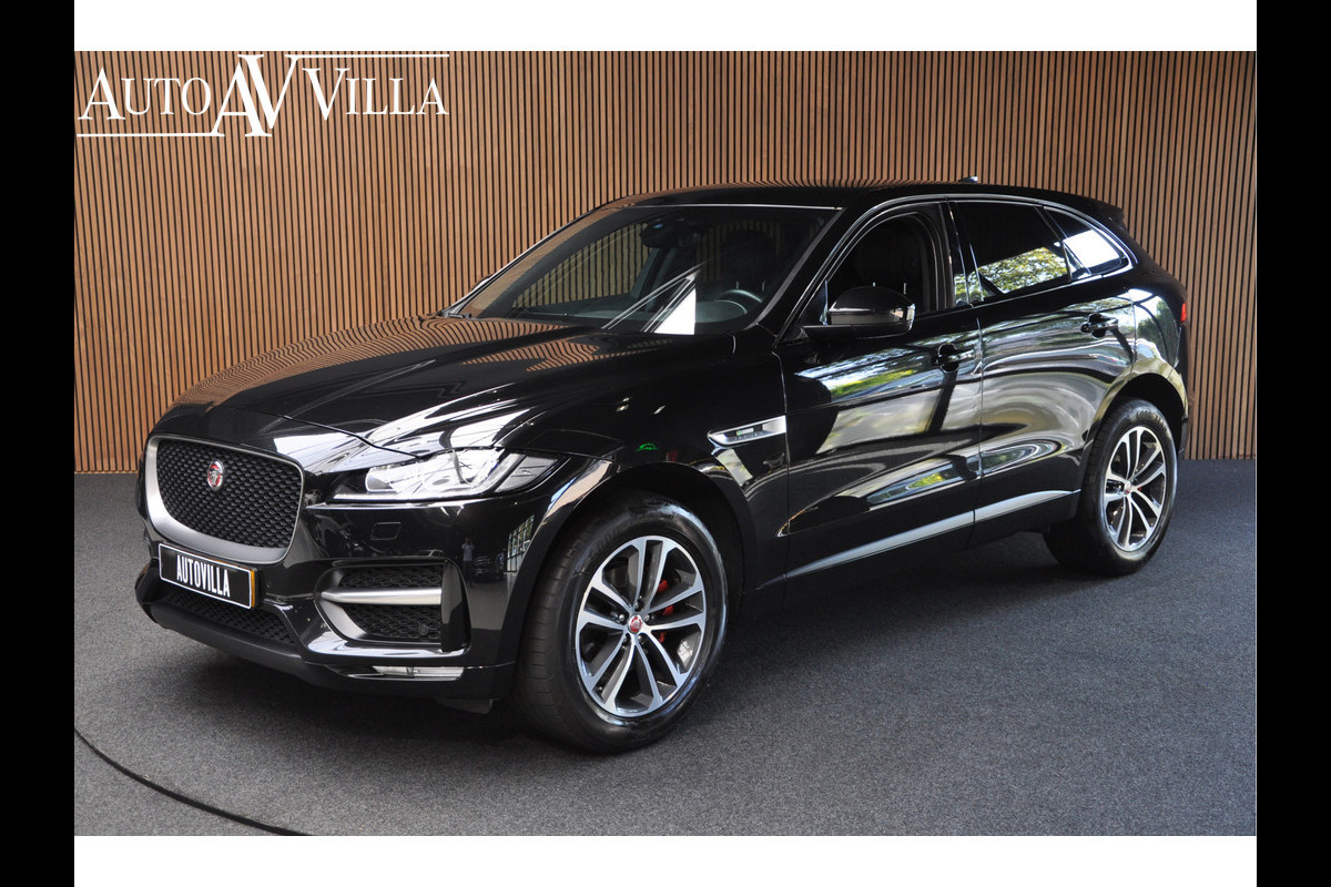 Jaguar F-Pace 2.0d AWD R-Sport Leer Navi Elektr. achterklep Camera PDC Alcantara b. hemel PDC LED LM velgen Climate Afneembaar trekhaak