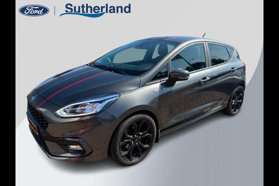 Ford Fiesta 1.0 EcoBoost ST-Line X Vol! | | Adaptive cruise control | Winter Pack | Camera | Half lederen bekleding | Bang&Olufsen | Zwarte velgen | Race striping