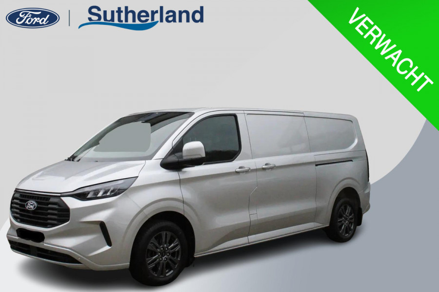 Ford Transit Custom 320 2.0 TDCI L2H1 Limited SCI  170pk Automaat! | 5 jaar garantie |  17 inch velgen | Dubbele schuifdeur | Draadloos opladen | Reservewiel |  70L brandstoftank | Trekhaak