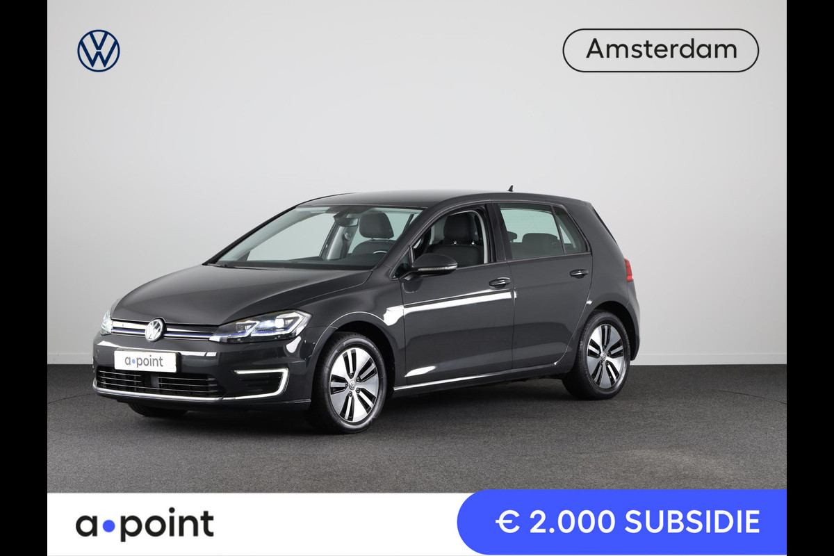 Volkswagen e-Golf E-DITION 136 pk | Navigatie | Parkeersensoren | Adaptieve cruise control | Autom. airco | Stoelverwarming |