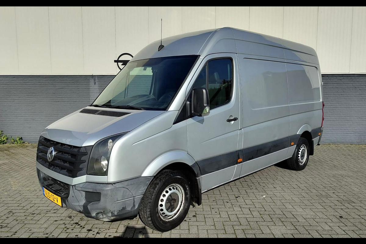 Volkswagen Crafter 50 2.0TDI L2H2 3 pers. Airco Camera ECC Step-up Lat-om-lat Betonplex Schuifdeur ASR Elektr.Ramen+Spiegels+Centr.Vergr.+Afst.b. ABS ESP Airbag Blue motion Tussenwand GVW teruggekeurd