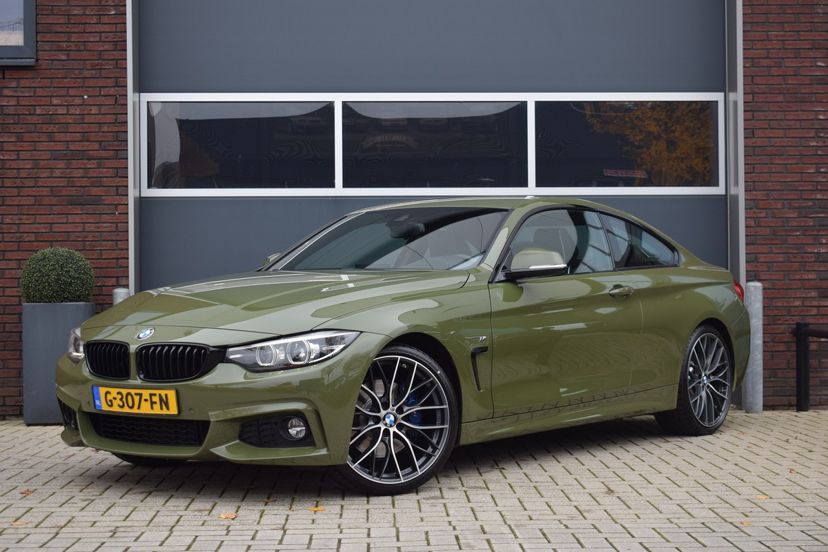 BMW 4 Serie Coupé 420i High Executive M-Sport | Urban Green |