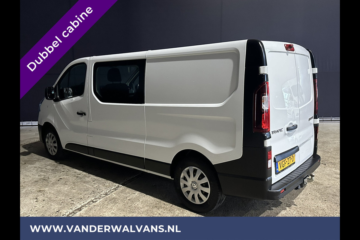 Renault Trafic 2.0 dCi 146pk **MARGE, geen BTW** L2H1 Dubbele Cabine Euro6 Airco | LED | 5-Zits | Camera | Navigatie cruisecontrol, parkeersensoren, trekhaak