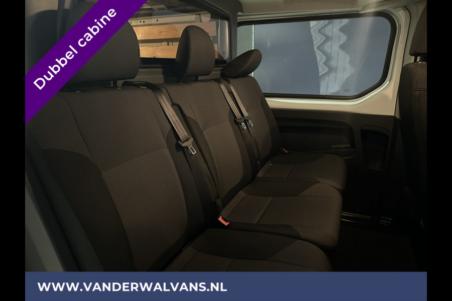 Renault Trafic 2.0 dCi 146pk **MARGE, geen BTW** L2H1 Dubbele Cabine Euro6 Airco | LED | 5-Zits | Camera | Navigatie cruisecontrol, parkeersensoren, trekhaak