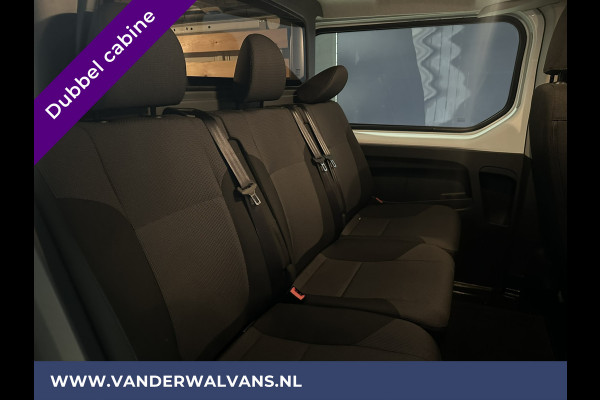 Renault Trafic 2.0 dCi 146pk **MARGE, geen BTW** L2H1 Dubbele Cabine Euro6 Airco | LED | 5-Zits | Camera | Navigatie cruisecontrol, parkeersensoren, trekhaak