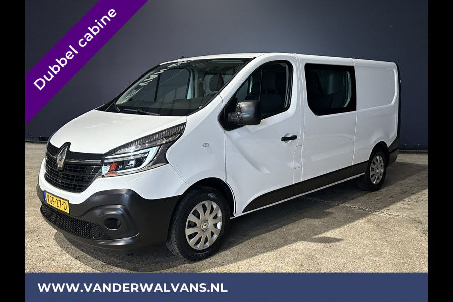 Renault Trafic 2.0 dCi 146pk **MARGE, geen BTW** L2H1 Dubbele Cabine Euro6 Airco | LED | 5-Zits | Camera | Navigatie cruisecontrol, parkeersensoren, trekhaak