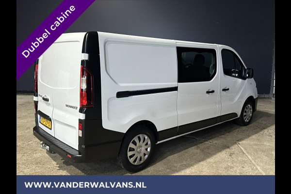 Renault Trafic 2.0 dCi 146pk **MARGE, geen BTW** L2H1 Dubbele Cabine Euro6 Airco | LED | 5-Zits | Camera | Navigatie cruisecontrol, parkeersensoren, trekhaak