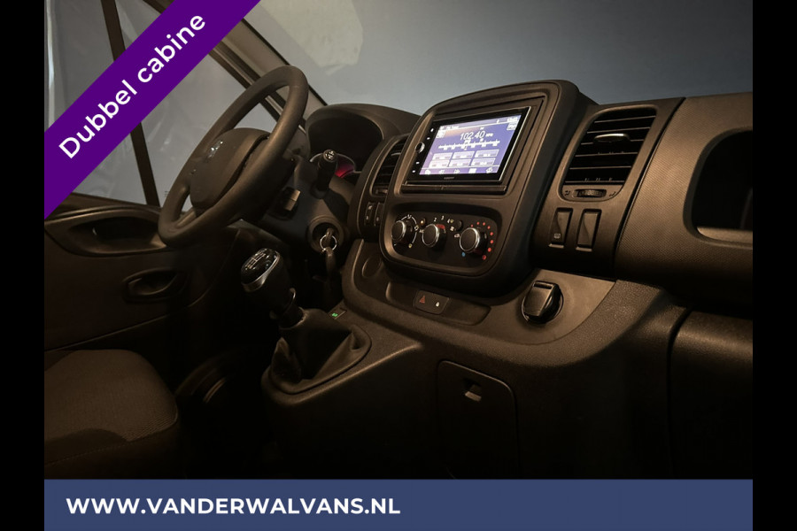 Renault Trafic 2.0 dCi 146pk **MARGE, geen BTW** L2H1 Dubbele Cabine Euro6 Airco | LED | 5-Zits | Camera | Navigatie cruisecontrol, parkeersensoren, trekhaak