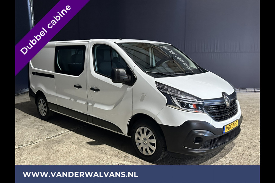 Renault Trafic 2.0 dCi 146pk **MARGE, geen BTW** L2H1 Dubbele Cabine Euro6 Airco | LED | 5-Zits | Camera | Navigatie cruisecontrol, parkeersensoren, trekhaak