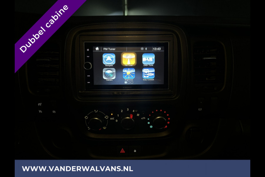 Renault Trafic 2.0 dCi 146pk **MARGE, geen BTW** L2H1 Dubbele Cabine Euro6 Airco | LED | 5-Zits | Camera | Navigatie cruisecontrol, parkeersensoren, trekhaak