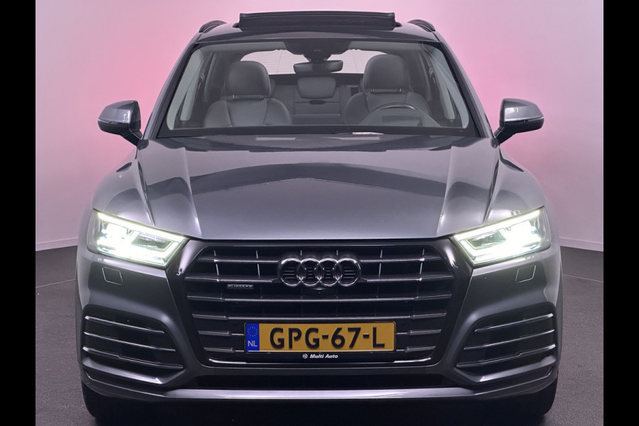 Audi Q5 55 TFSI e quattro S Line Plug In Hybrid 367pk PHEV | Luchtvering | Panodak | Trekhaak af Fabriek | 360 Camera | Head Up | 20 "L.M | Apple Carplay |