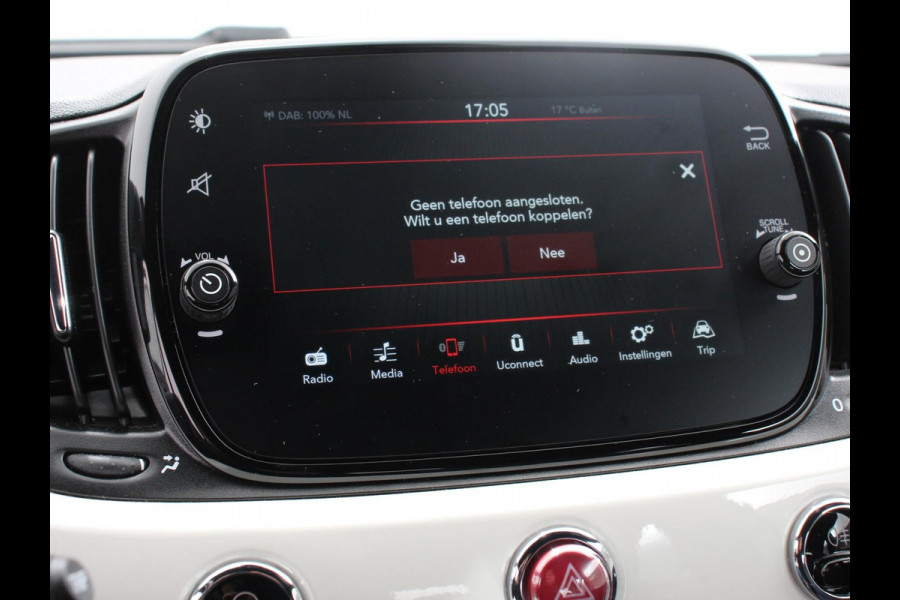 Fiat 500C 1.0 Hybrid Connect | Climat control | Parkeersensor achter | Cruise control | Cabrio | Apple carplay/ Andriod auto