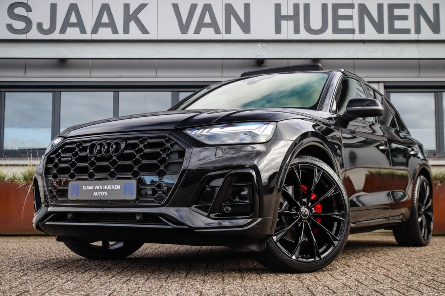 Audi Q5 55 TFSI e Quattro Competition S Edition S-Line 367pk Automaat|Luchtvering|Panoramadak|Virtual Cockpit|OLED Matrix|Trekhaak