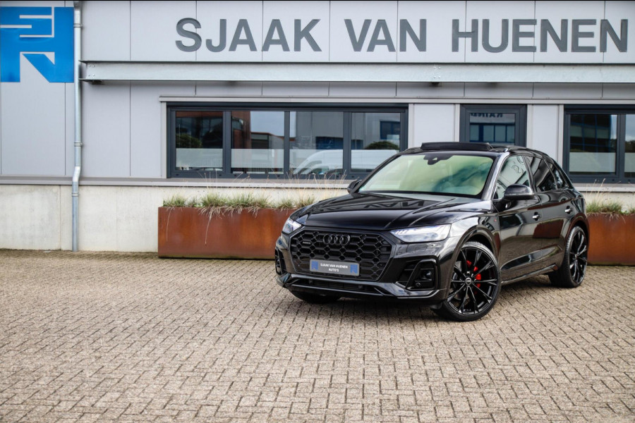 Audi Q5 55 TFSI e Quattro Competition S Edition S-Line 367pk Automaat|Luchtvering|Panoramadak|Virtual Cockpit|OLED Matrix|Trekhaak